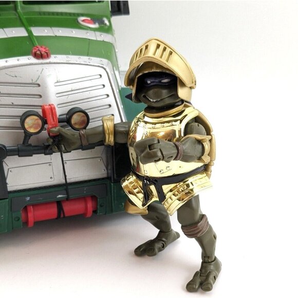 Teenage Mutant Ninja Turtles TMNT Battle Shell Knights 3 Figures Accessories - Picture 7 of 16